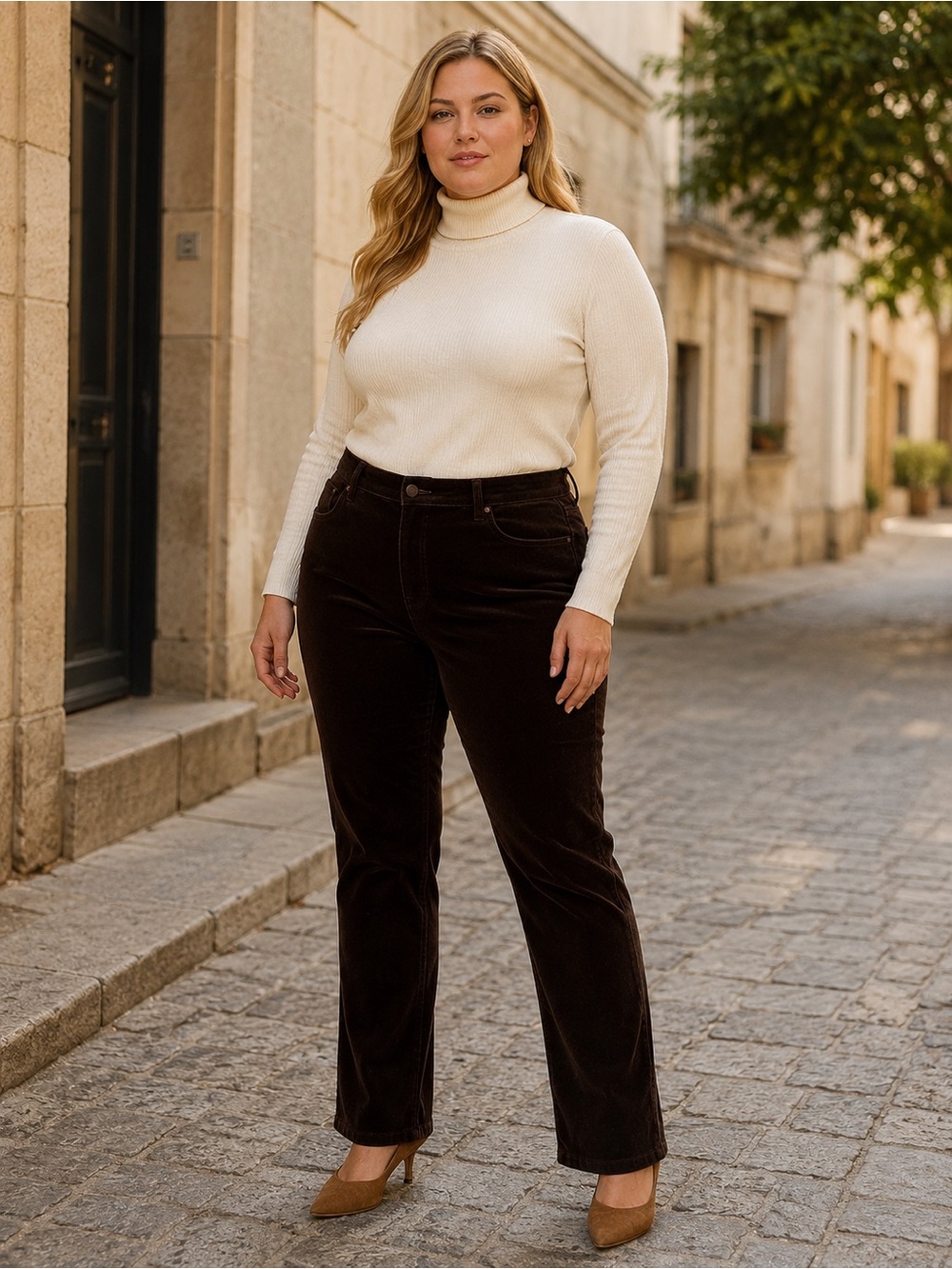 Bandolino Dark Brown Straight Leg Pants